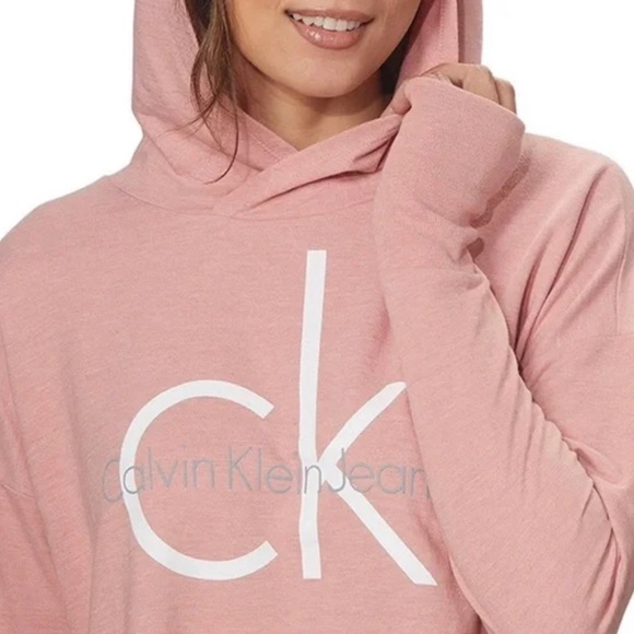 Calvin Klein Jeans Womens Lightweight Relaxed Fit Hoodie - Picture 2 of 12